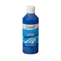 Creall lino blockprintverf donkerblauw, 250ml - thumbnail