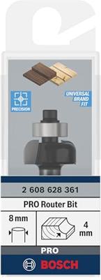 Bosch Accessoires Profielfrees E 8 mm, R1 4 mm, D 20,7 mm, L 9 mm, G 53 mm 1st - 2608628361 - thumbnail