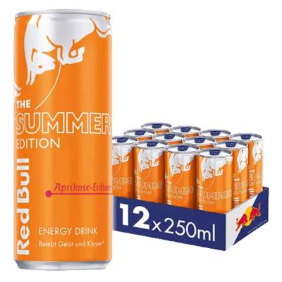 Red Bull Summer Apricot Strawberry 12-pack