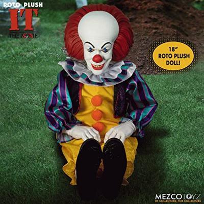 Mezco Toys IT 1990: Pennywise 18 inch Roto Plush pluchenspeelgoed