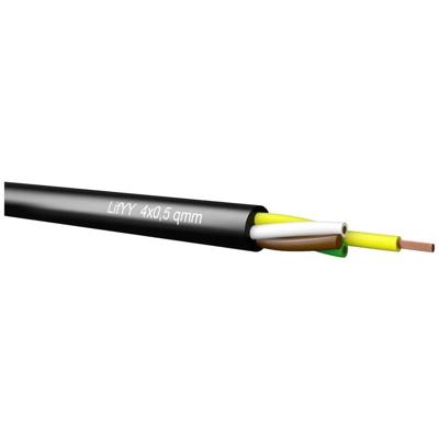 Kabeltronik UL-LifYY 2936 Stuurstroomkabel 3 x 0.08 mm² Zwart 391300800 100 m