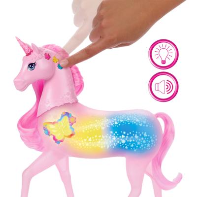 Barbie Fantasy Eenhoorn + Licht en Geluid Barbie Fantasy Eenhoorn + Licht en Geluid