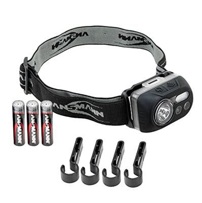Ansmann HD230BS Hoofdlamp LED werkt op batterijen 230 lm