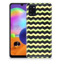 Samsung Galaxy A31 | TPU bumper | Waves Yellow - thumbnail