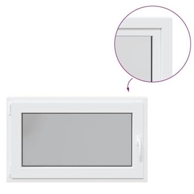 Kelderraam "RISOR" draaikiep- en draaikiep-19 DIN links wit