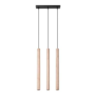 Hanglamp PASTELO 3L hout