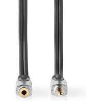 Stereo-Audiokabel | 3,5 mm Male - 3,5 mm Female | 10,0 m | Antraciet - thumbnail