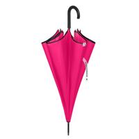 Perletti golfparaplu 65 cm polyester/aluminium roze - thumbnail