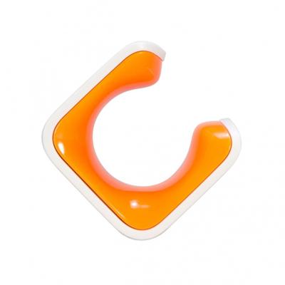 Clug roadie fiets clip voor de muur wit/oranje