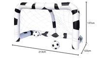 Bestway playcenter opblaas voetbaldoel met 2 ballen - thumbnail