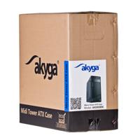 Akyga ' ak995bk PC"ATX Nero Midi Tower Zwart - thumbnail
