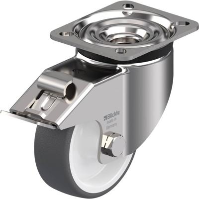 Blickle LKX-POTH 100G-1-FI Zwenkwiel met rem Wieldiameter: 100 mm Draagvermogen (max.): 300 kg 1 stuk(s)