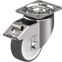 Blickle LKX-POTH 100G-1-FI Zwenkwiel met rem Wieldiameter: 100 mm Draagvermogen (max.): 300 kg 1 stuk(s) - thumbnail