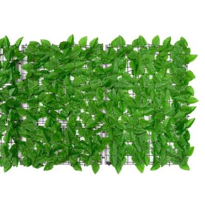 Balkonscherm met groene bladeren 400x75 cm - thumbnail