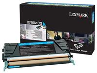 Lexmark X746A1CG tonercartridge Origineel Cyaan 1 stuk(s) - thumbnail