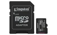 Kingston Technology 256GB microSDXC Canvas Select Plus Gen3 150MB/s A1 kaart + adapter - thumbnail