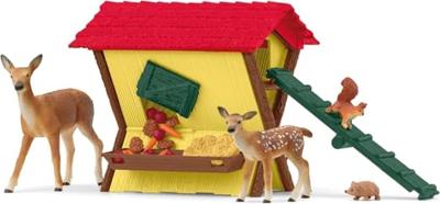 Schleich farm world de bosdieren voeren 42658 - thumbnail