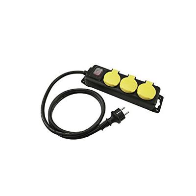 EUROLITE Distributor 3-fold IP44 bk 1.5m EUROLITE Distributor 3-fold IP44 bk 1.5m