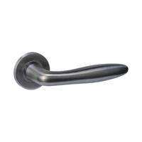 Intersteel Deurkruk Q 03 op rozet verdekt ø52x6mm PVD Antraciet - thumbnail