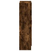 Boekenkast 82,5x30,5x115 cm bewerkt hout gerookt eikenkleurig - thumbnail