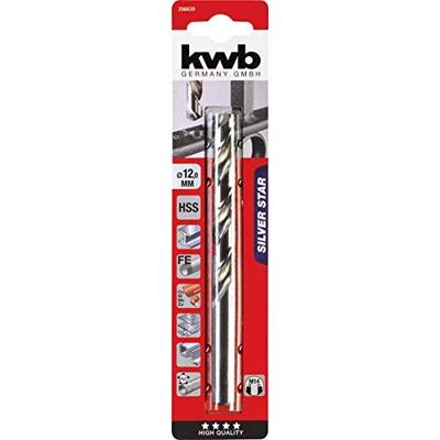 kwb 206620 HSS Metaal-spiraalboor 12 mm Gezamenlijke lengte 151 mm DIN 338 Cilinderschacht 1 stuk(s) kwb 206620 HSS Metaal-spiraalboor 12 mm Gezamenlijke lengte 151 mm DIN 338 Cilinderschacht 1 stuk(s)