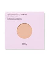 HEMA Navulling mattifying powder 22 cream rose - thumbnail