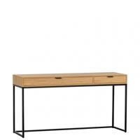 WOOOD Bureau 'Silas' Eiken, 140 x 44cm, kleur Naturel - thumbnail