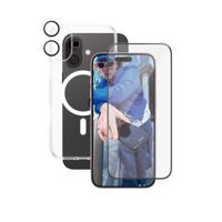 PanzerGlass CARE by ® Panzerglas 3-in-1 Protection Backcover Apple iPhone 16 Plus Transparant Inductieve lading - thumbnail
