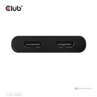 club3D USB-C Adapter [1x USB-A-stekker, USB-C stekker - 1x HDMI-stekker, DisplayPort stekker] CSV-1475 0.18 m - thumbnail