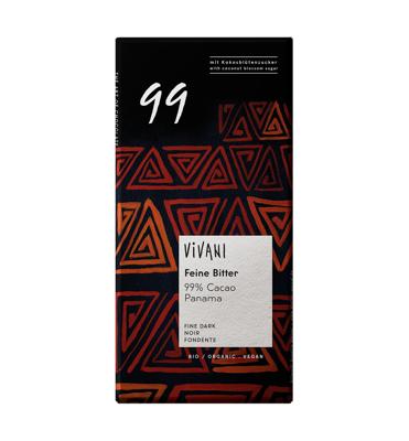 Vivani Chocoladereep Puur 99% Cacao