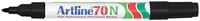 Permanent marker Artline 70N zwart - thumbnail