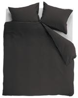 Dekbedovertrek Cotton Uni Antracite 140x200/220 - thumbnail