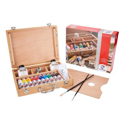 Bruynzeel Van gogh acrylverf in kist basic met 10 kleuren 40ml Bruynzeel Van gogh acrylverf in kist basic met 10 kleuren 40ml