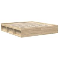 Bedframe sonoma eikenkleurig 180x200 cm Super King Size - thumbnail