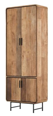 DTP Home Opbergkast 'Evo' Teakhout, 220 x 80cm
