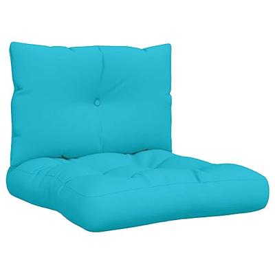 Palletkussens 2 st oxford stof turquoise - thumbnail