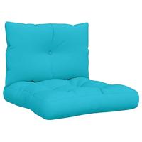 VidaXL Palletkussens 2 st oxford stof turquoise - thumbnail
