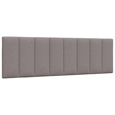 Hoofdbordkussen "Hanko" 160 cm stof taupe