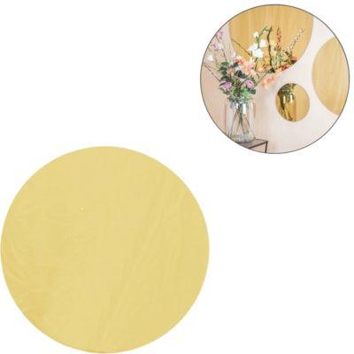 Housevitamin wandspiegel rond goudkleurig 60 cm | 3 stuks
