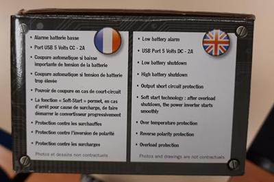 WP 12 / 220V 150W Converter met USB-stekker