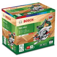 Bosch Groen PKS 18 LI Solo Accu cirkelzaag | zonder accu&apos;s en lader - 06033B1300 - thumbnail