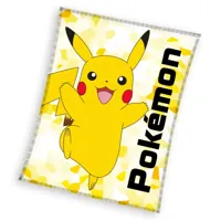Pokemon fleece deken Pikachu - 130 x 160 cm geel - thumbnail
