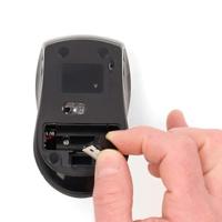 Nedis Muis | Draadloos | 800 / 1200 / 1600 dpi | Instelbare DPI | Aantal knoppen: 4 | Tweehandig - MSWS106BK - thumbnail