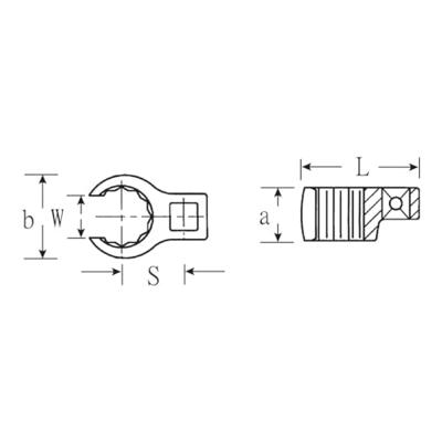 Stahlwille 03190042 Opsteekringsleutel 42 mm - thumbnail