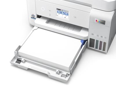 Epson EcoTank ET-4856 Multifunctionele printer Inkjet Kleur A4 Printen, scannen, kopiëren, faxen ADF, Duplex, LAN, Inktbijvulsysteem, USB, WiFi Epson EcoTank ET-4856 Multifunctionele printer Inkjet Kleur A4 Printen, scannen, kopiëren, faxen ADF, Duplex, LAN, Inktbijvulsysteem, USB, WiFi