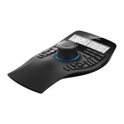 3Dconnexion SpaceMouse Enterprise 3D-muis USB Zwart 12 Toetsen Display, Polssteun