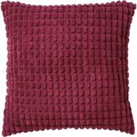 Dutch Decor - ROME - Kussenhoes 45x45 cm - 100% polyester - effen kleur - Red Plum - donkerroze - thumbnail
