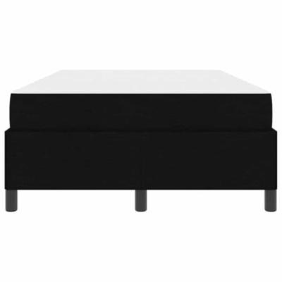Boxspring bed Zwart, Zwart 120 x 200 cm Stof, Engineered Hout
