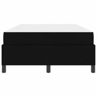 Boxspring bed Zwart, Zwart 120 x 200 cm Stof, Engineered Hout - thumbnail