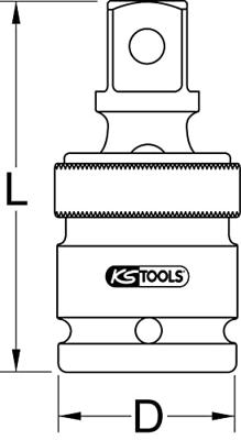 KS Tools 515.1374 5151374 Kogelgewricht Aandrijving 3/4 (20 mm) 108 mm 1 stuk(s) KS Tools 515.1374 5151374 Kogelgewricht Aandrijving 3/4 (20 mm) 108 mm 1 stuk(s)